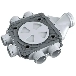 BlauFast Kunststoffverteilerkästen 75 mm  - Blauberg Ventilatoren - LB11404.2