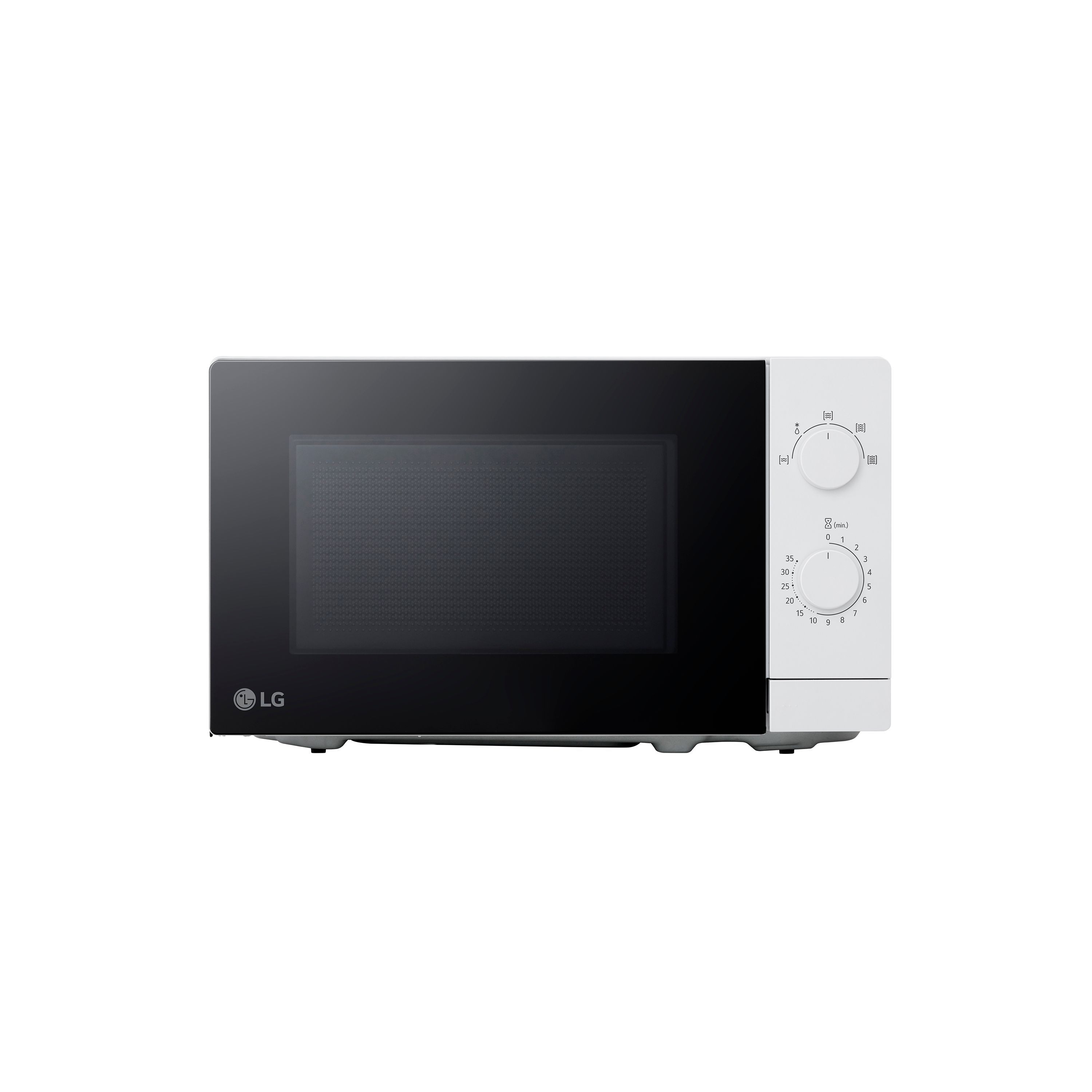 LG MS2082H Freistehende Mikrowelle 700 W Größe: klein 5 Stufen (Weiß)