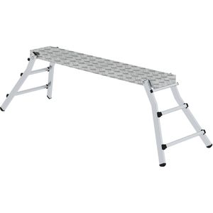 MUNK Arbeitsplattform ML, 30409, 174 x 29cm, Standhöhe 70cm, Aluminium, bis 150kg, klappbar