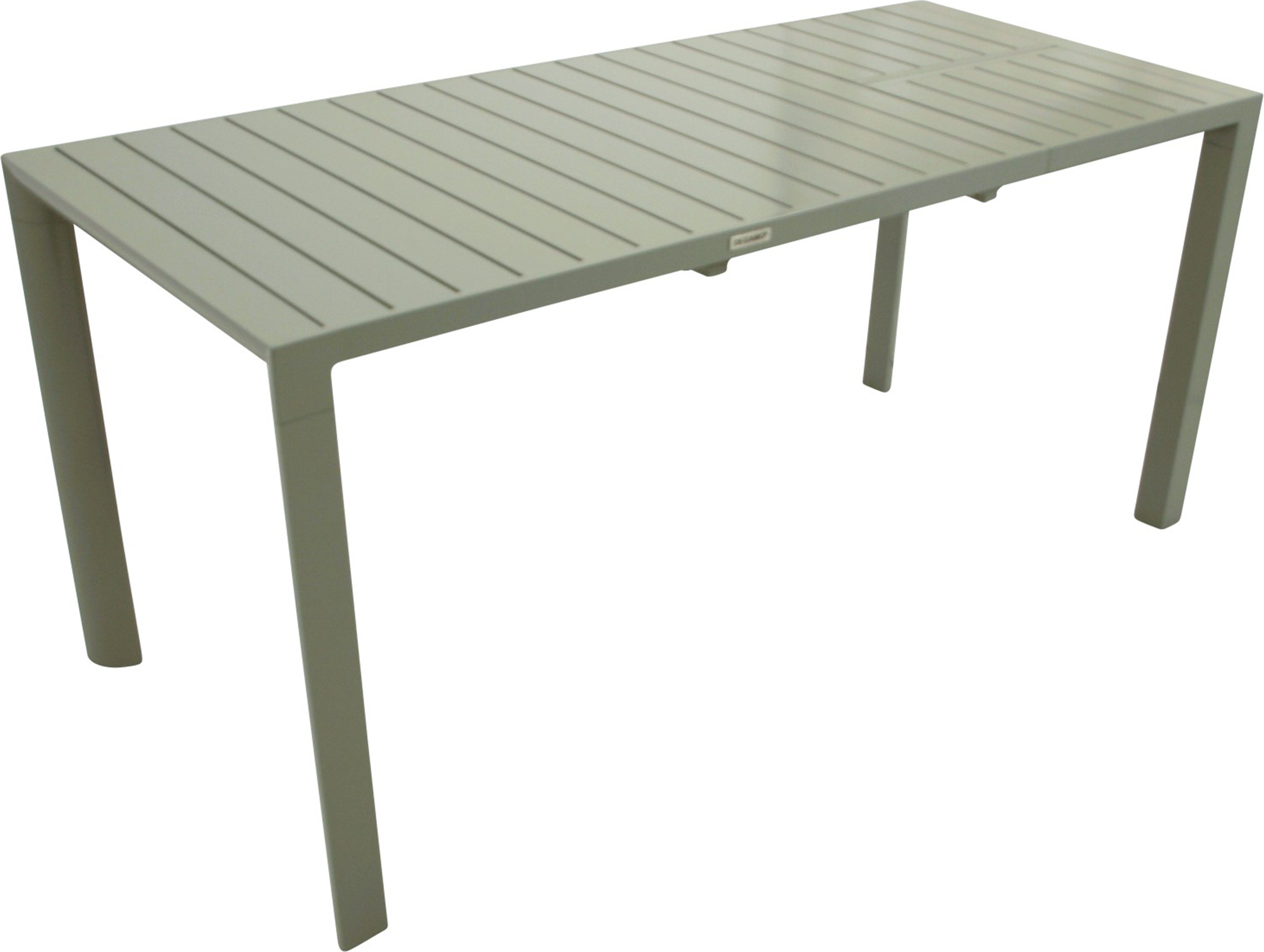 TPFGarden AUSZIEHTISCH Backnell - Garten-Esstisch mit seitlicher Butterfly-Verlängerung, Aluminium silbergrau, Justierbare Füsse. BxTxH: 70x117/162x75 cm