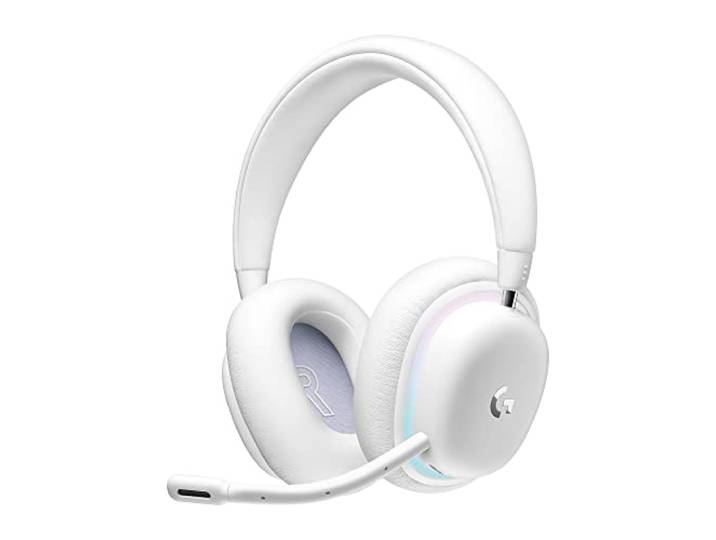 Logitech G G735 Draadloze Gamingheadset, Aanpasbare LIGHTSYNC RGB-Verlichting, LICHTSNELHEID, Bluetooth, Afneembare Microfoon, Compatibel met PC & mac - Wit