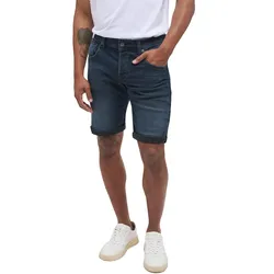 Mustang Chicago Shorts aus Stretch Denim in dunklem Used-W30