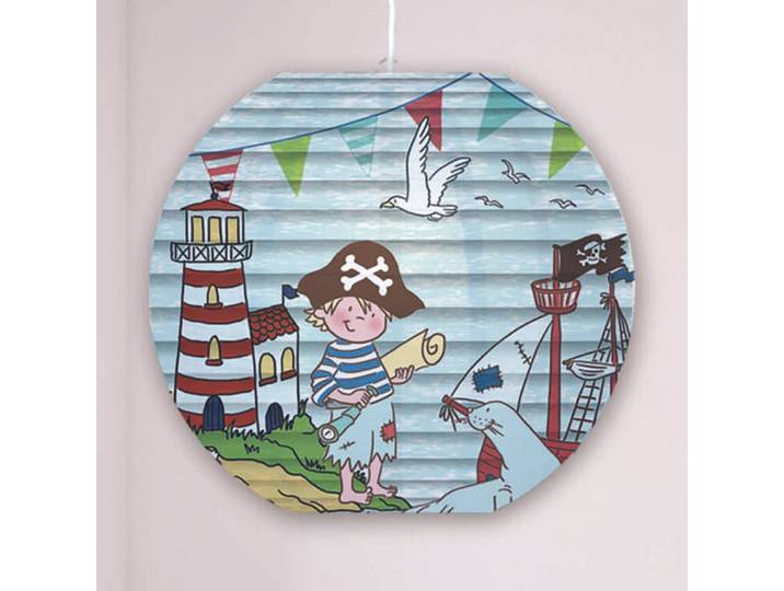 Lampenschirm Pirat Ø 40cm Blau