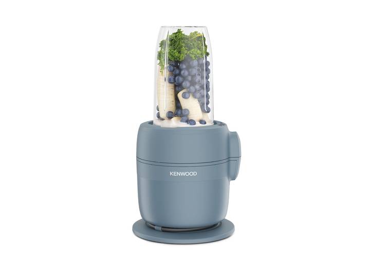 KENWOOD Küchenmaschine MultiPro Go FDP23.380GY , blau, B:16,8cm H:29,7cm T:16,8cm, Küchenmaschinen, Für Smoothies, zum Schneiden, Reiben, Pürieren und Teig Kneten, Küchenmaschine