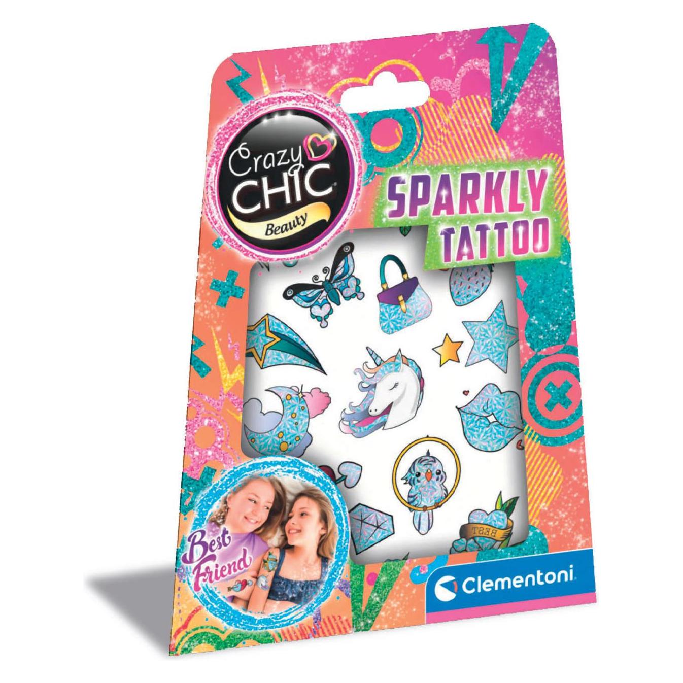 Clementoni Crazy Chic - Urban Tattoo Glitter (8005125186853)