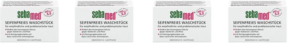 Sebamed Seifenfreies Waschstück 4x50g
