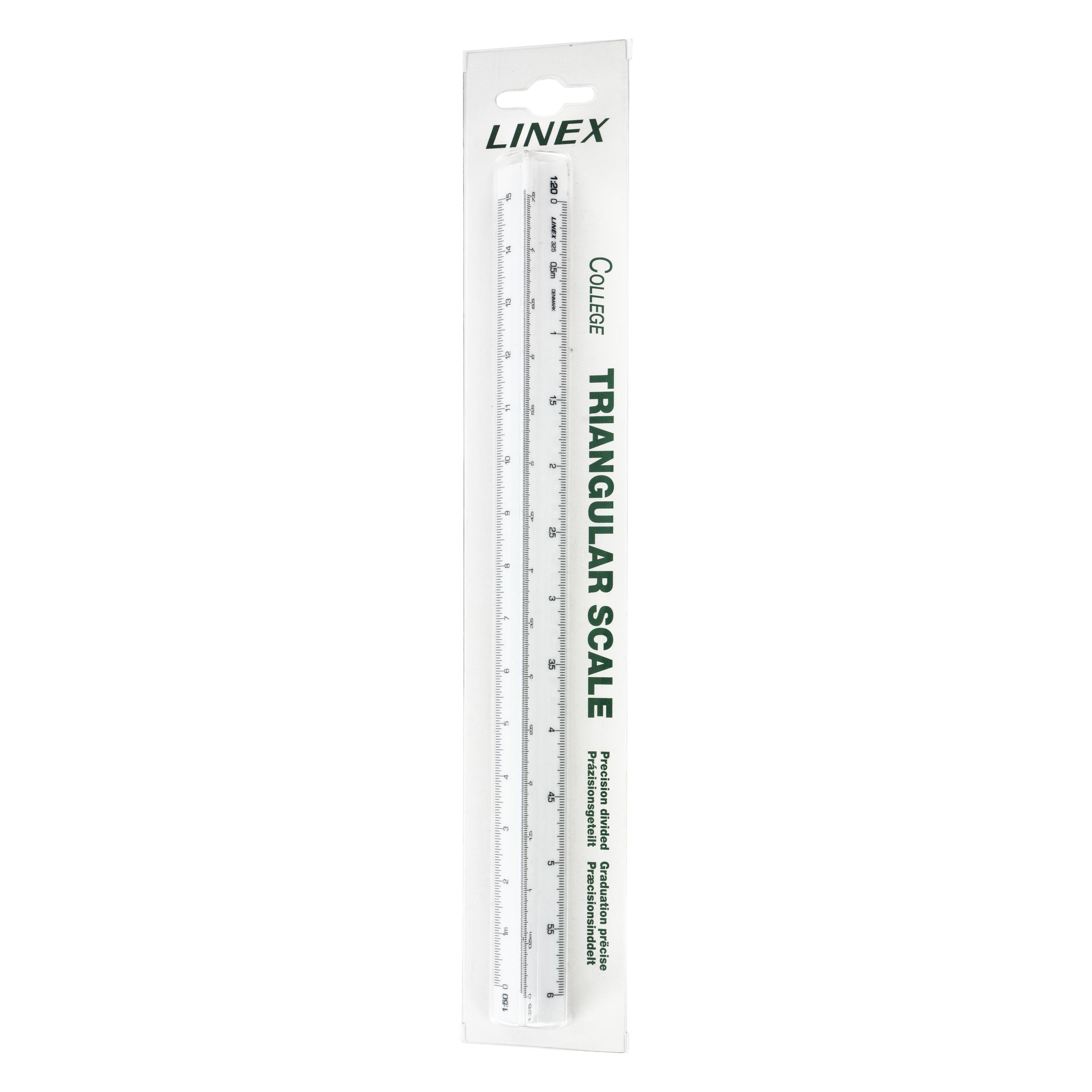 Linex Dreikantmassstab 30cm (30 cm, Kunststoff) (100413050)