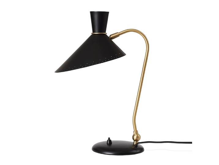 Warm Nordic Bloom Tischleuchte Black noir