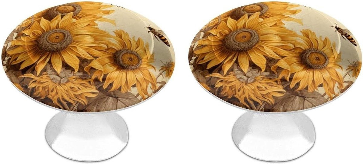Set van 2 elegante circulaire kastgrepen voor het vernieuwen van je meubels