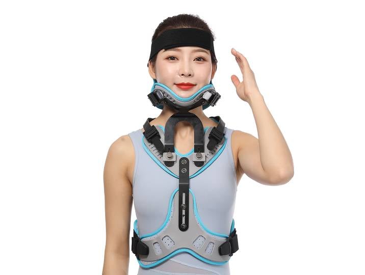Équipement de physiothérapie, orthèse cervicale thoracique, attelle médicale réglable pour le cou, orthèse de poitrine pour adultes