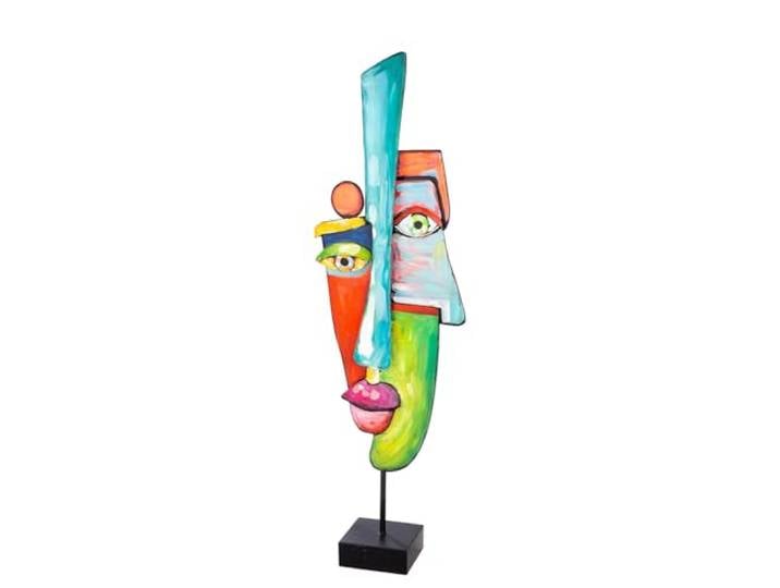 Casablanca Skulptur Malang - Metall - Mehrfarbig - Höhe 99,5 cm - Skulpturen - Dekoration - Kunst - Wohnaccessoires
