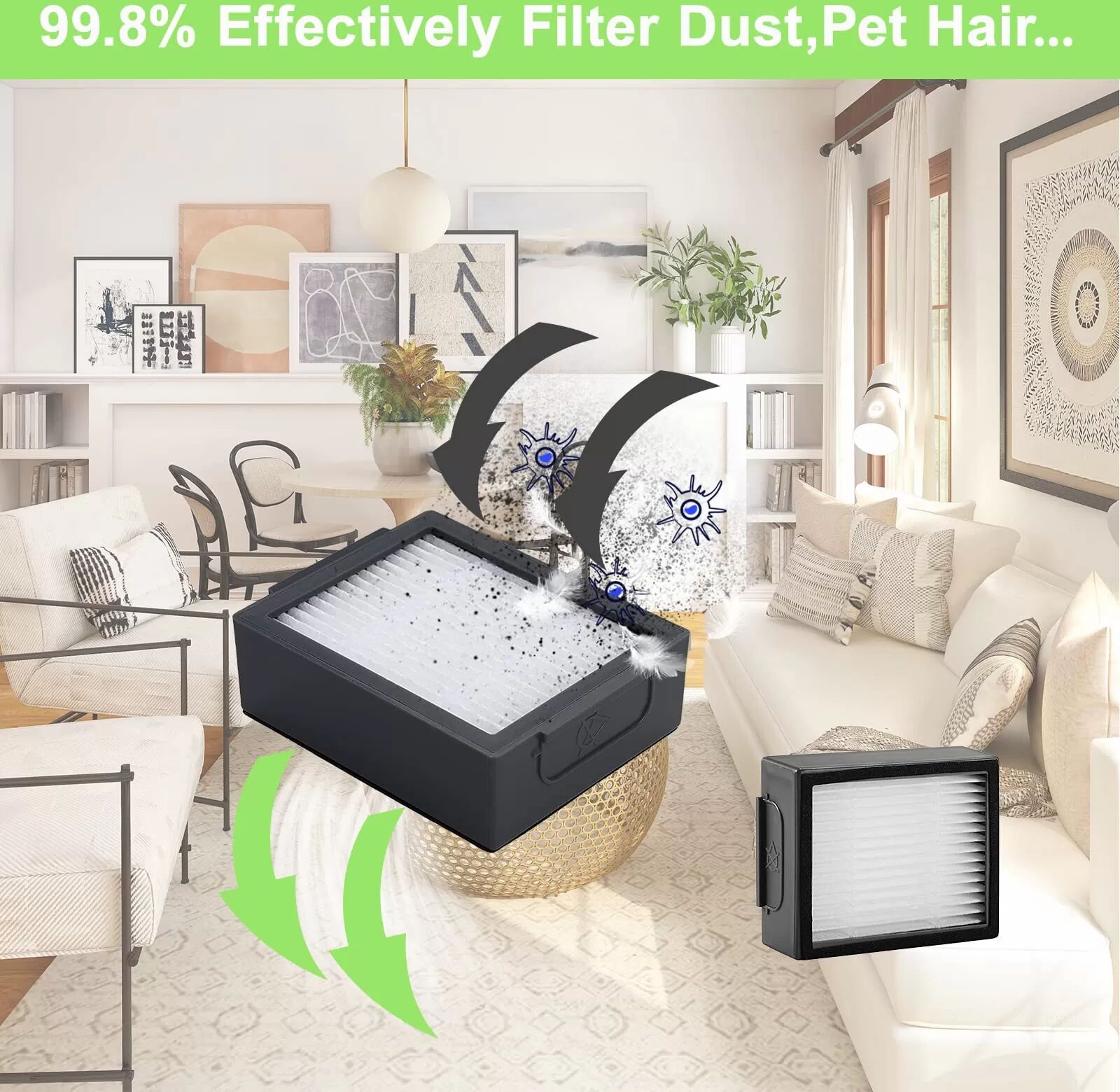 INF Zubehör iRobot Roomba i7/i7+/i3+/i4+/i6+/i8+/j7+ 16 Teile