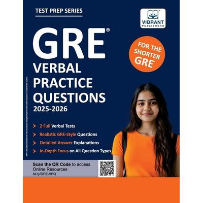 GRE Verbal Practice Questions, Taschenbuch von Vibrant Publishers, Vibrant Publishers, 978-1-63651-441-3