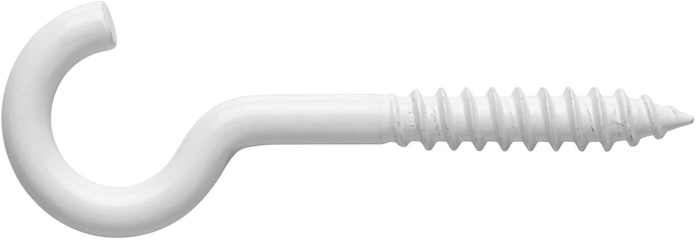 Gebogener Schraubhaken 40x2,9x12 Stahl galvanisch verzinkt ; Industrial Quality Supplies (881400100000040)