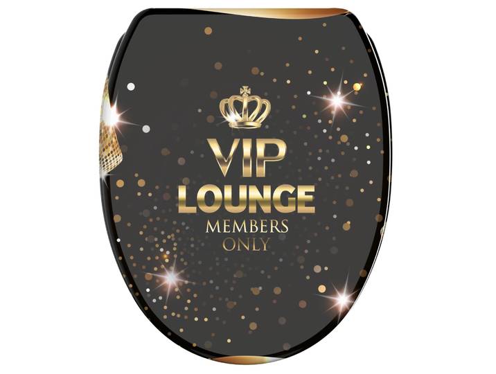 SANILO® WC-Sitz mit Absenkautomatik und Schnellverschluss VIP Lounge, Toilettendeckel direkt vom Hersteller, Klodeckel, Klobrille, WC Deckel