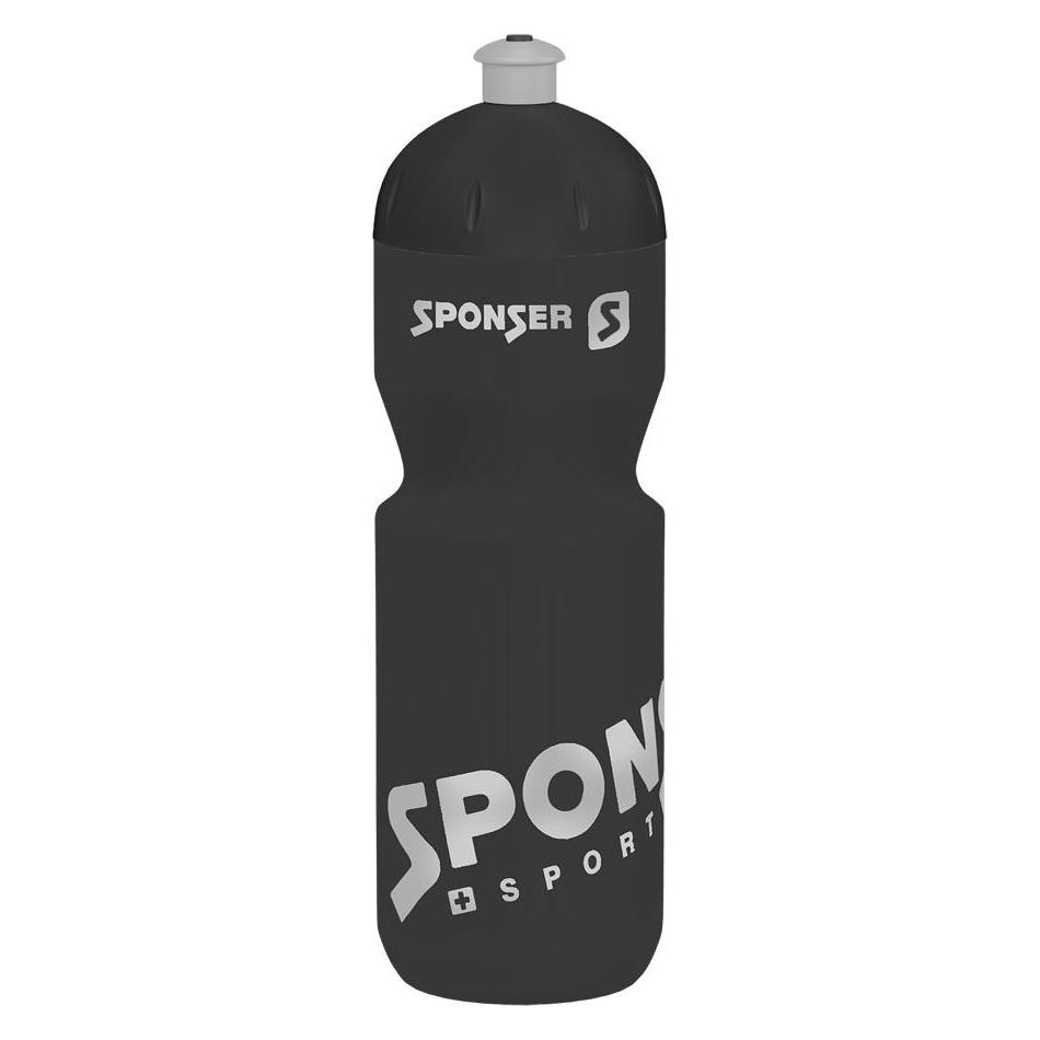 Sponser Net Schwarz / Silber 750 ml (neu) Wasserflasche Wasserflasche (0.75 l) (35772939)