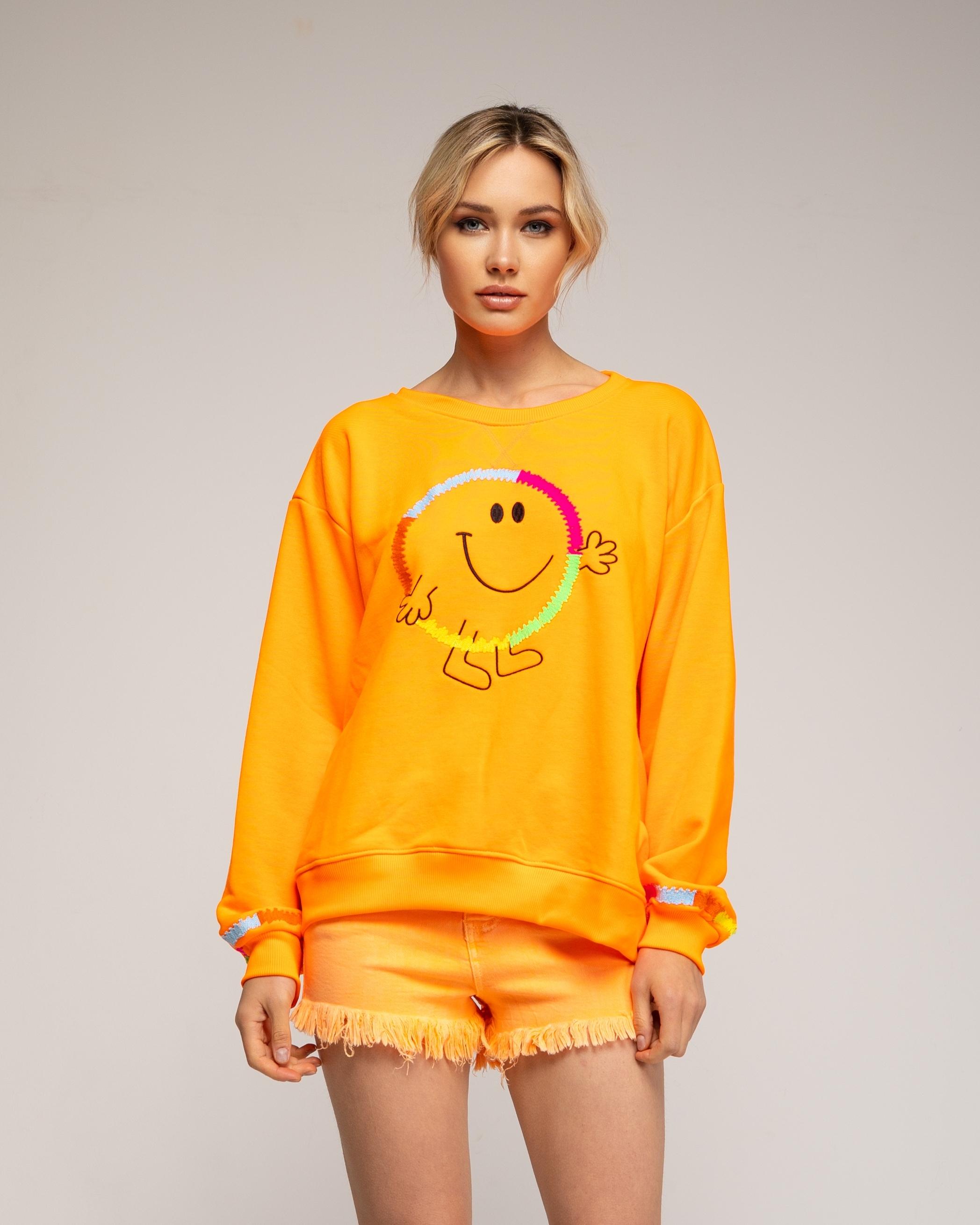 Sweatshirt "glimlach