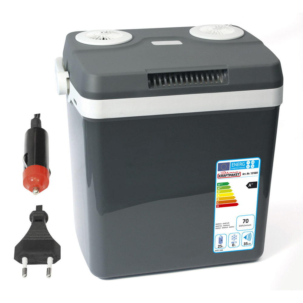 Dino KRAFTPAKET Elektrische koelbox voor auto, 32L, 12V en 220V/230V, Koelt & Verwarmt