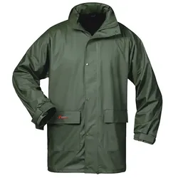PU-Stretch-Regenjacke "FALKENBERG" Oliv - L
