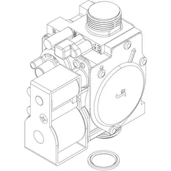 Bosch Home Comfort Ersatzteil 87186455470 Gasarmatur, Backofen + Herd Zubehör