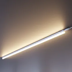ledscom.de LED Unterbau-Leuchten Rigel, 113cm, mit Schalter, je 1670lm, warmweiß, 3er Set