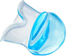 Trendy Discount Goods Medical Anti Snore Device Tongue Retainer Mouthpiece To Stop Snoring blue Naked
