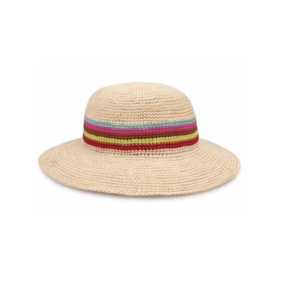Sonnenhut "Paul", Damen, natur, Stroh, COLLEZIONE ALESSANDRO, Hüte, aus Naturmaterial, Made in Italy