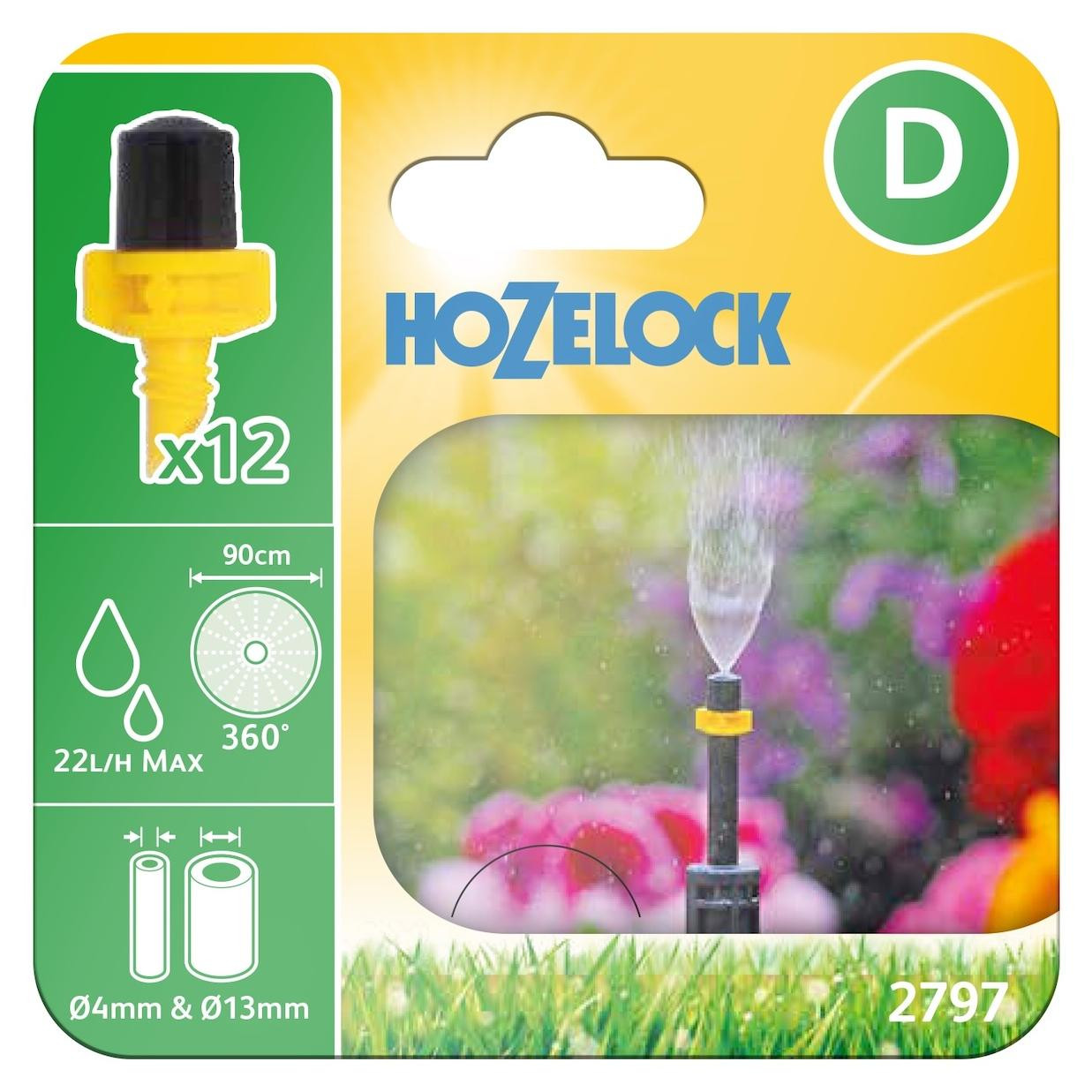Hozelock 360 graden micro mistvernevelaar