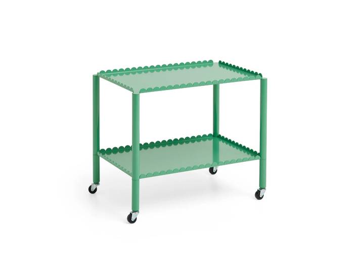 HAY Chariot de service Arcs Trolley Low Soft jade