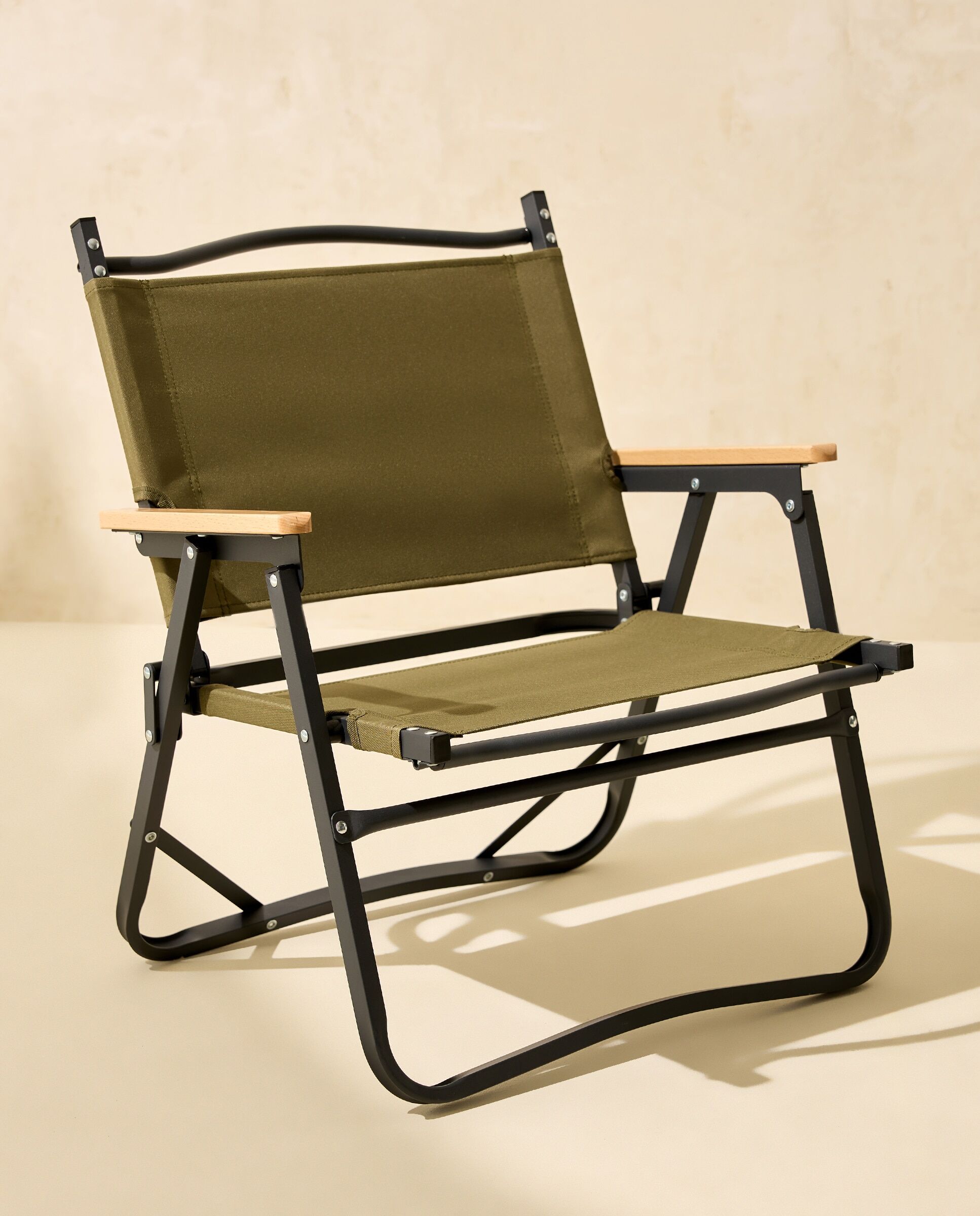 El Corte Inglés Sillón bajo plegable Safari Campo y Playa. Caqui
