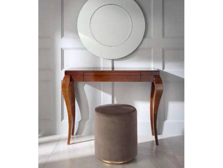 JVmoebel Schminktisch Brauner Holz-Hocker mit Schminktisch-Funktion (2-St), Made in Europa