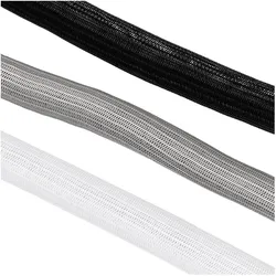 Bosscom, Kabelschutz + Kabelführung, Self Closing wrap - 25mm - 25m - Black (Kabelschlauch, 2500 cm)