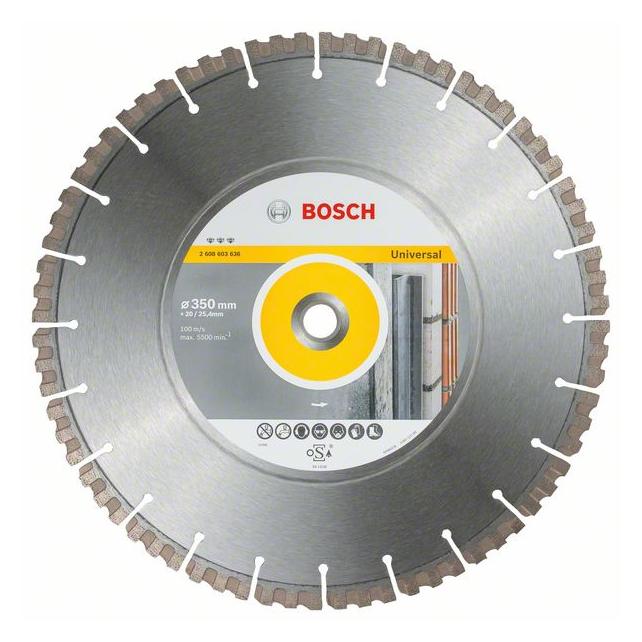 Bosch Professional Zubehör Diamanttrennscheibe Best for U (2608603636)