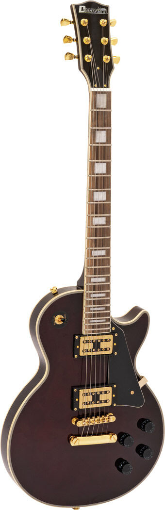 Dimavery Lp-700 E-Gitarre, Burgunda