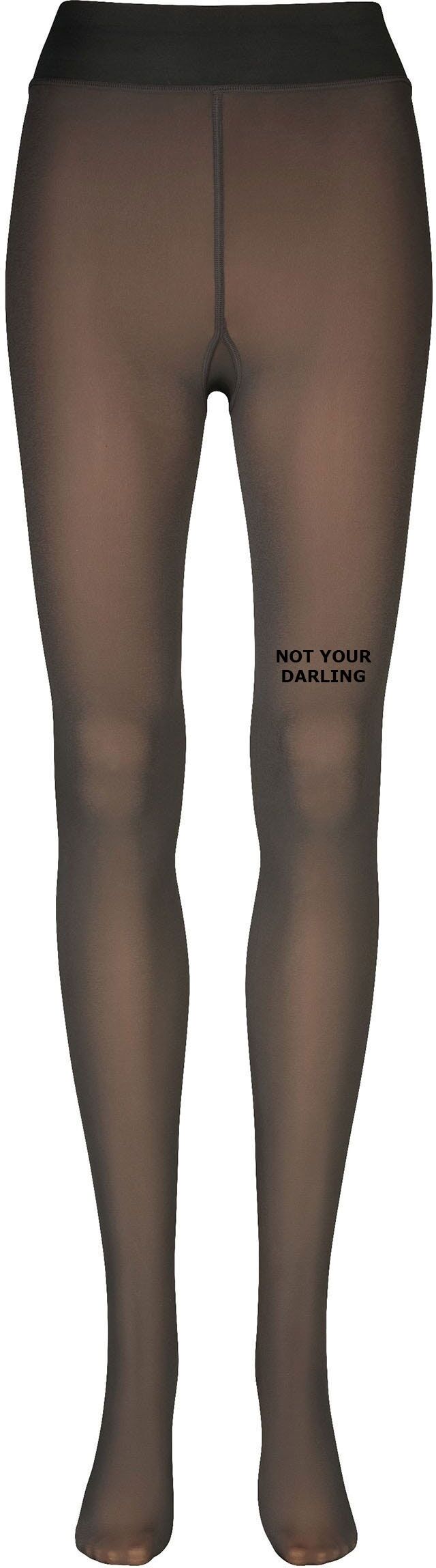 Thermostrumpfhose CAMANO "comfort", Damen, Gr. 36, schwarz (not your darling), Obermaterial: 50% Polyester, 40% Polyamid, 10% Elasthan, Strumpfhosen, Baumwollzwickel, komfortabel, kuschelig