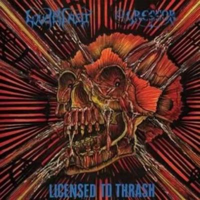 Licenced To Thrash - Loudblast,Agressor, Vinyl