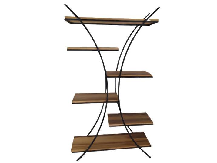 Xlmoebel Standregal Modernes Holzregal für Bücher und Akten im stilvollen Design, Hergestellt in Europa