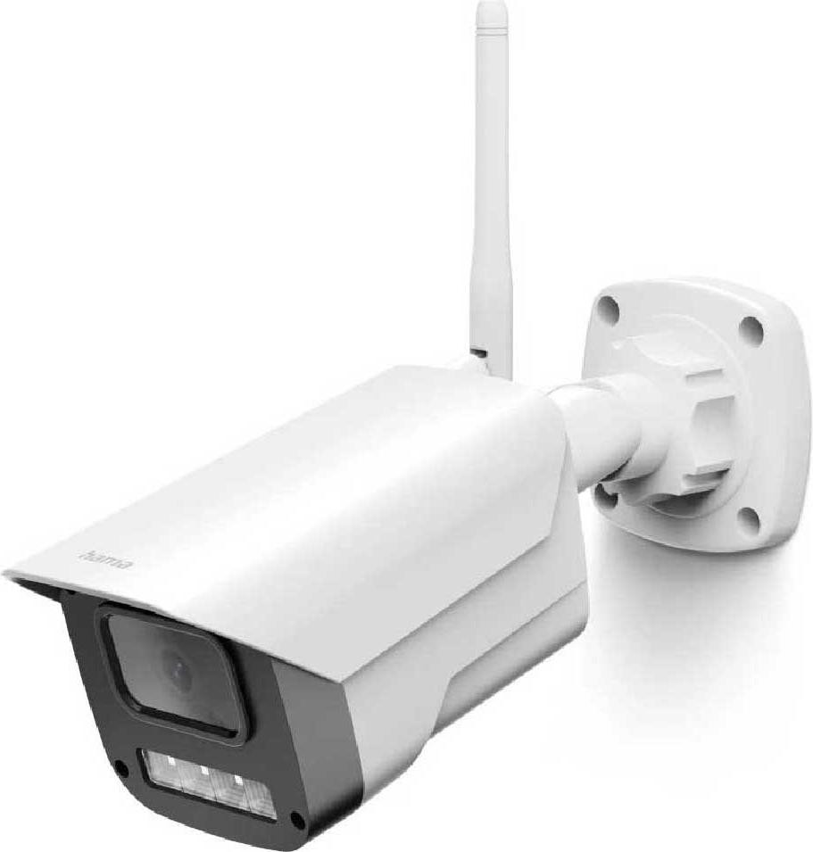 Hama 00176653 Beveiligings-IP-camera voor buitengebruik, Draadloos, Wandmontage, Wit, Bolvormig