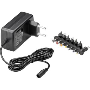 Goobay Universal-Netzteil 54799, 1,5 A, 9 - 24 V, 24 W, mit 7 Adapter