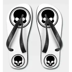 BLACK SKULL - Flip Flop - Zehensandale XL (44-46)