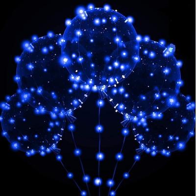 10 stücke led ballon leuchtende party 16 bunte luftballons hochzeit liefert wohnheim party dekoration transparente blase dekoration geburtstag hochzeit led luftballons lichterketten