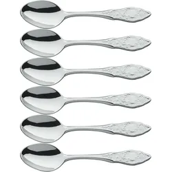 Zwilling Besteck OSTFRIESEN 6 Espressolöffel Edelstahl poliert, Besteck, Silber