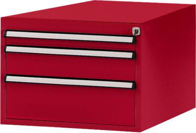 Manuflex Schubladen-Unterbau, für T 1000 mm, rubinrot