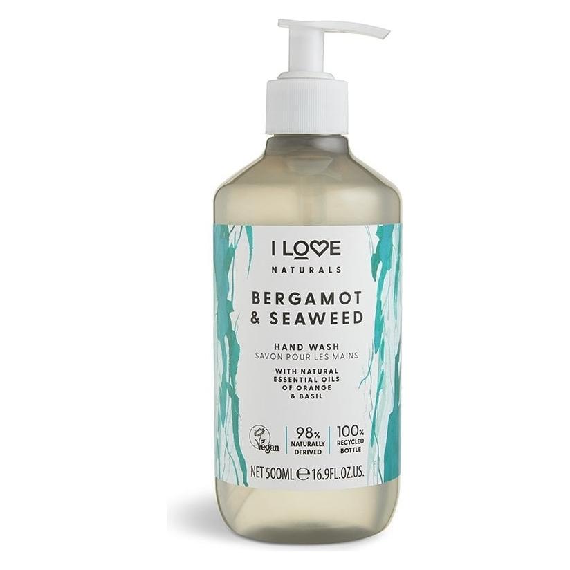 I Love This Sound I Love Naturals Bergamotte & Meeresalgen Handwäsche mit natürlichen Ölen von Orange & Basilikum (Flüssigseife, 500 ml) (48284659)
