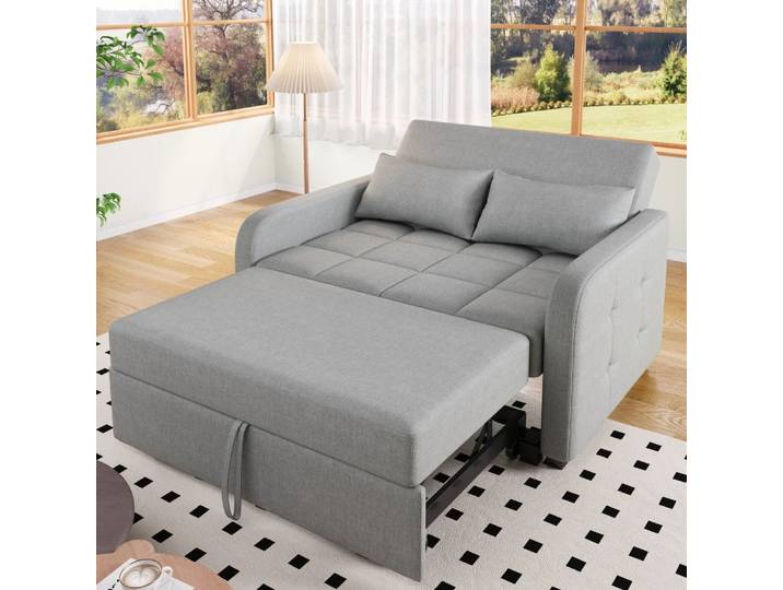 Canapé-lit pliant multifonctionnel, canapé à dossier réglable, idéal pour les petits appartements et les dortoirs étudiants, canapé-lit confortable 180x127cm