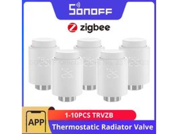 1-6PCS SONOFF TRVZB Zigbee Thermostatische Radiatorkraan Smart Home eWeLink App Afstandsbediening Werkt met SONOFF ZB Bridge-P