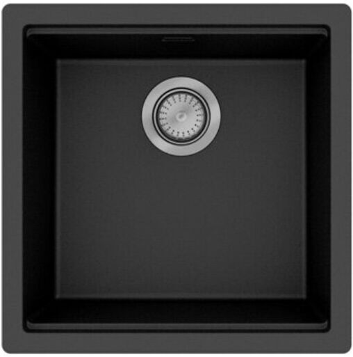 Hansgrohe Unterbauspüle S53 SilicaTec, 436x436mm, graphitschwarz (43457170)