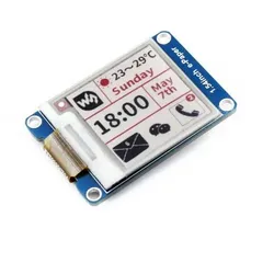 1.54 200×200 ePaper Display Modul mit SPI Interface, dreifarbig (rot, schwarz, weiß)