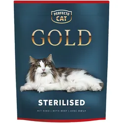 Perfecto Cat Gold No.1 Sterilised mit Rind 1x800 g