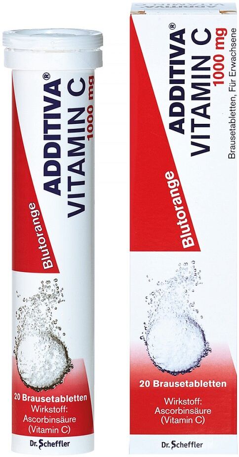 Additiva Vitamin C Blutorange Brausetabletten